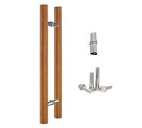LMTYBOC Door Handles Glass Door Handle Shower Door Handle Shower Screen Door Pull/Push Bar Button - Bathroom Door Knobs for Interior Doors, Towel Bar, Polished Chrome Gate Hardware