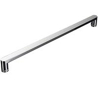 LMTYBOC Door Handles Replacement Shower Door Handle for Frameless Glass Door | Bathroom Door Knobs for Interior Exterior Doors | Single Sided Towel Bar Pull Push Handle - Chrome Polished Finish Gate