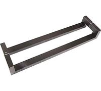 LMTYBOC Door Pull Handle, Stainless Steel Push-Pull Door Handle, Home Glass/Wooden Door Handle, Armrest Outdoor Indoor Universal Stair Handrail, Sliding Glass Door Handle - Brushed Black Titanium