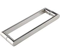 LMTYBOC Flat Shape Bar | Solid Wood Door Pull Handles | Modern Commercial Entry Door Handle | Glass Sliding Barn Door Pull Handle | Entrance Door Interior Exterior Pull Push Handle