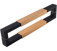 LMTYBOC Heavy Duty Commercial Push Pull Bar Handle,Modern Office Entrance Push Pull Door Handle for Wooden Door Glass Door,Easy to Install (Size: 80cm/31.5inch)