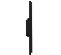 LMTYBOC Heavy Duty Push Pull Door Handle for Glass/Wooden/Metal Doors,Retro Aluminum Sliding Barn Door Handle Pull,40/60/80/100/120Cm Long/Black/40Cm/15.7In