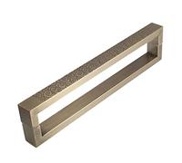 LMTYBOC Industrial Barn Door C Shape Handle Set for Entrance Entry Office Store Black/Gold 80cm Solid Handle with Install Fitting