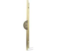 LMTYBOC Modern Entry Door Handle -40/60/80/100/120Cm Long,Solid Aluminum Push Pull Door Handle for Apartment/Villa/Office Glass Doors/Wooden Door/Bronze/60Cm/23.6In