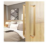 LMTYBOC Modern Gold 47.2in Barn Door Pull Handle for Interior/Exterior Doors Commercial Sliding Glass Door Hardware Long Wooden Door Handle for Room Available in Different Sizes