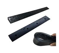 LMTYBOC Portable Curb Ramp Driveway, Rubber Car Kerb Ramp,Slip Threshold Ramps for Driveway, Sidewalk, Scooter, 1/1.5/2/2.5/3/3.5/4/4.5/5/6/7/8/9/10Cm Height/100 * 14 * 6Cm