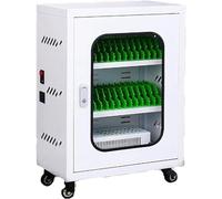 LMTYBOC Portable Phone Charging Station, 30-Slot Mobile Locker, Rechargeable Cellphone Storage Cabinet, Secure Charging Solution for Offices, Schools, and Public Spaces