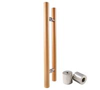 LMTYBOC Pull Handles for Doors,Solid Wood Handles,Pull Push Glass Door Handles,for Home/Office/Shop,Easy to Install/5 Sizes/600 * 400Mm