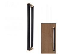 LMTYBOC Push and Pull Glass Door Handle, Brushed Stainless Steel Glass Door Pull Handle, Internal/External Sliding Door Handle, Three Colour Options (Color : B, Size : 600mm)