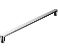 LMTYBOC Replacement Shower Door Handle for Frameless Glass Door | Bathroom Door Knobs for Interior Exterior Doors | Single Sided Towel Bar Pull Push Handle - Chrome Polished Finish