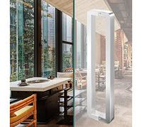 LMTYBOC Sliding Glass Door Handle, Modern Stainless Steel Barn Push Doors Pull with Fittings, Interior Exterior Gate Hardware for Back to Back Door (Color : Gold, Size : L 62.5cm