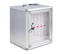 LMTYBOC Wall-Mounted Mobile Phone Locker Cabinet - 12-Slot Aluminum Alloy Storage Box for Office, School, Classroom & Factory - Secure, Space-Saving Solution for Devices