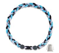 Lmuwecno 18 Inch Baseball Necklaces Three Braided Rope Tornado Men Women Baseball Sports Necklace, Ideal Accessories for Baseball Teams and Enthusiasts, 18.0, Nylon and Silicone, No Gemstone