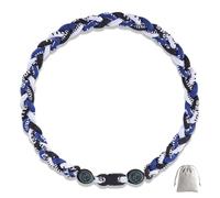 Lmuwecno 18 Inch Baseball Necklaces Three Braided Rope Tornado Men Women Baseball Sports Necklace, Ideal Accessories for Baseball Teams and Enthusiasts, 18.0, Nylon and Silicone, No Gemstone