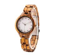 LMWOOD Custom Wood Watch for Women - Women's Watches - Quartz Analog Watch - Engraved - Personalized for Mom, Wife, Girlfriend, Daughter