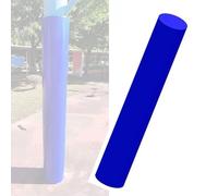 LMXRYPD Heavy Duty Pole Padding, 180cm/5.9ft Wrap-Around Basketball Pole Protector with Zipper, Indoor Outdoor Column Safety Pad, for Gym, Garage(Blue,Dia 2.9inch/76mm)