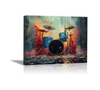 LMYCHENG Graffiti Abstract Music Posters and Prints, Modern Abstract Canvas Painting, For Living Room Home Wall Decor Artwork(70x100cm/Frameless)
