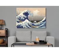 LMYCHENG Katsushika Hokusai Paintings,The Great Wave off Kanagawa Mural, Japanese Canvas Poster, gallery Wall Art Home Decor(50x75cm/Frameless)