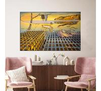 LMYCHENG Salvador Dali Wall Decor, Famous Artwork, Surreal Posters and Prints, Disintegration of Perseverance Classic Art Mural 80x120cm Frameless
