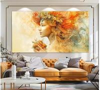 LMYCHENG the Goddess of the Harvest Posters and Prints, Agriculture and Earth, God of Harvest Painting, Greek Mythology Wall Art(80x160cm/Frameless)