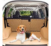 LMYLFHSG Back Seat Barrier Net for Mercedes Benz CClass AMG A35 A45 AMG E53/ E63, Pet Car Divider Adjustable Dog Isolation Net Dog Car Divider Barrier Ne,Black-60cm*110cm