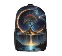 LMYmoney 3D Tree of Life Printing Daypacks Kids Casual Backpack Knapsack High Capacity Rucksack Travel Laptop Book Bag 17inch