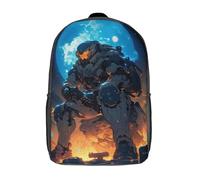 LMYmoney Space Marine in Armor Children's Backpacks Kids Fun School Bag Boys Backpack Travel Bag Student Schoolbag Book Stationery Bag Chool Bags 17inch