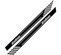 LMYSLCDW 2 Pcs Car Body Side Stickers for Ecosport,Self-Adhesive No Discoloration Racing Stripe Side Skirt Decal Stickers Body Modification Accessories