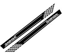 LMYSLCDW 2 Pcs Car Body Side Stickers for Qashqai j11 j10 Tuning,Self-Adhesive No Discoloration Racing Stripe Side Skirt Decal Stickers Body Modification Accessories