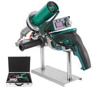 LMYYDES 1600W Extrusion Plastic Welder Gun, 360° Rotating Nozzle with 0.79in Weld Width, Digital Temperature Control 200-380°C, for PVC PP HDPE Repair