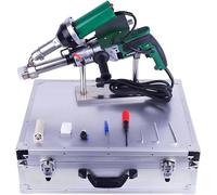 LMYYDES Handheld Plastic Welding Gun 1600W, Industrial Extrusion Welder with 360° Nozzle, 0.79in Weld Width, Temp Control 200-380°C for PVC PP HDPE Repair