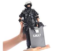 Lmzauet 12 inch Special Forces Action Figure 1:6 SWAT Team Set with Super Rich Accessories (Point-Man)