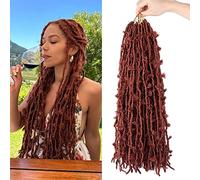 LMZIM 5 Packs 24 Inch Butterfly Crochet Crochet Black Women Synthetic Hair Pre Braid Pre Twisted 5 Pieces 24 Inch 350 #350