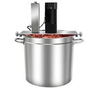 LMzythrop Automatic Pot Stirrer 25L,Stainless Steel,Even Stirring,Adjustable Stirring Scraper Speed and Height,Electric Mixer Machine for Jam Sauce for Multiple Cooktops