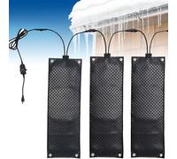 LMzythrop Heated Mats for Walkways,21 * 60in/54 * 150cm,PVC Heated Floor Mat with Non-slip Texture,Multiple Mats Can Be Linked Together,Snow and Ice Melting Mats Doorway 3pcs