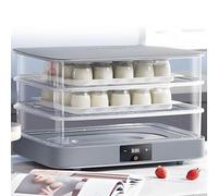 LMzythrop Proofer for Baking Bread Adjustable Temperature 20~45°C Auto Humidity Lightweight 40L Home Bread Proofing Box for Dough Toast Yogurt Fermentation & Food Warming