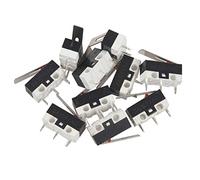 Lmzzdld 10 Pcs AC 125V 1A SPDT 1NO 1NC Momentary Long Hinge Lever Micro-Type Switch