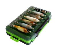 Lmzzdld 14Pcs Wooden Shrimp Set Hook Sea Fishing Cuttlefish Umbrella Hook