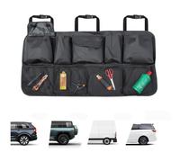 LN COZY CORNER 2PCS Car Boot Organiser - 87cm x 46cm Universal Foldable Storage Tidy, Waterproof & Durable Backseat Organizer with 9 Pockets, Easy Install, Fits Most Cars Vans