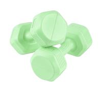 LN COZY CORNER 2PCS Neoprene Coated 3Kg Dumbbells Set for Home Fitness Strength Training Workout (Green)