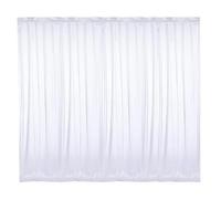 LN COZY CORNER 2x2m White Backdrop Curtain - Fabric Photography Backdrop for Photo Studio, Video Recording, and Event Use