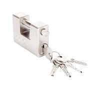 LN COZY CORNER Container Padlocks 94mm Heavy Duty Padlocks Anti-Drill and Anti-Pry Lock Cylinder 1.1kg Heavy Duty Padlock with 10 Keys for Garage Rolling Door Padlock Gate Chain Gate Warehouse Silver