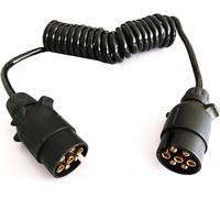 LN COZY CORNER Heavy Duty 7 Pin Trailer Plug Extension Lead 3m - Towing Wire Adapter Cable for Trailer Lighting, Caravan, Truck, Boat, Universal Trailer Couplings & Accessories