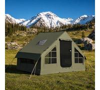 LN COZY CORNER Inflatable Pop-Up Camping Tent 2-8 Person, Instant Outdoor Shelter with Skylight Window