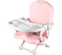 LN COZY CORNER Portable High Chair - Foldable Toddler Booster Seat for Dining Chair - Compact Travel-Friendly Baby Feeding Seat with Safety Straps - Easy-to-Clean Design - Ideal for Home and On-the-Go