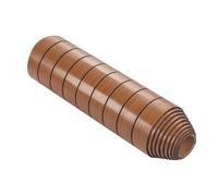 LN COZY CORNER Self-Adhesive Wood Grain Wallpaper 40cm x 3m Peel and Stick Waterproof Vinyl Wrap 3D Wood Slat Effect for Walls Furniture Kitchen Cabinets (Dark Brown)