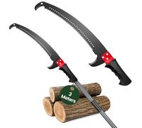 LN COZY CORNER Telescopic Pole Saw, Extendable Tree Pruner, Lightweight & Portable Branch Cutter with Stainless Steel Blade, for Tree Trimming in Garden, Yard, Patio & Forestry (3 m)
