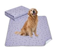 LN COZY CORNER Washable Dog Pee Pads Reusable Puppy Pads Fast Absorbent Leakproof Training Mat with Non-Slip Backing for Floor Crate Couch Protection & Potty Training (1, 182x182cm)