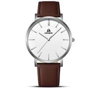 LN LENQIN Mens Watches Watches for Men Analog Quartz Watch 30M Waterproof Men's Wrist Watches Fashion Business Mens Designer Watch Leather Band