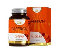 LN Saffron | 60 High Strength Safron Capsules - 90mg Saffron Supplement (from 4:1 Extract) per Serving | Safron Extract | Non-GMO, Gluten & Allergen Free | Manufactured in The UK